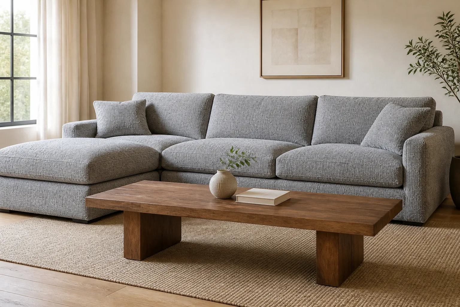 Living Room Furniture Sofa and Coffee Table